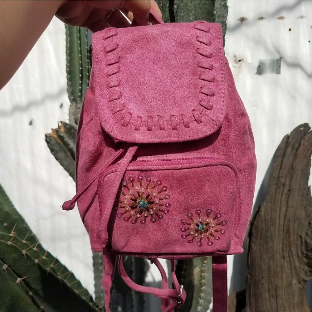 Mini drawstring backpack